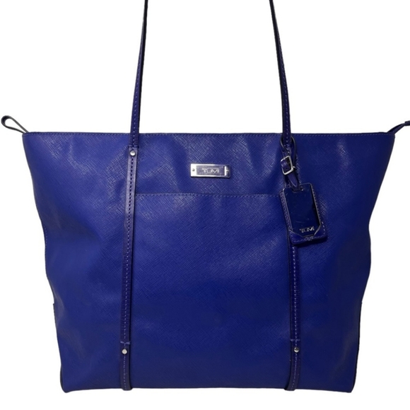 Tumi Handbags - TUMI Saffiano Leather Tote Bag